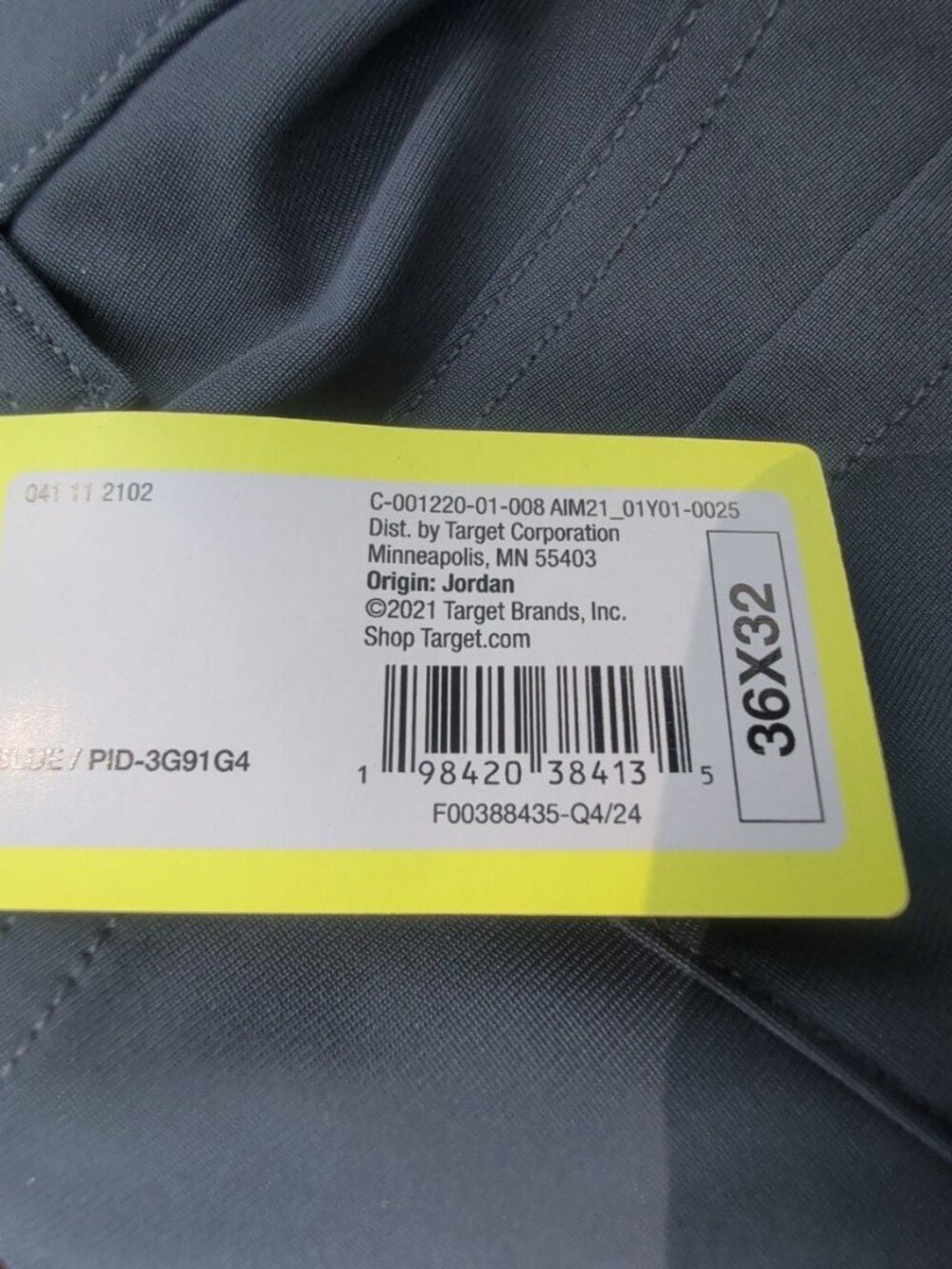 Target Brands Blue Pants 36x32